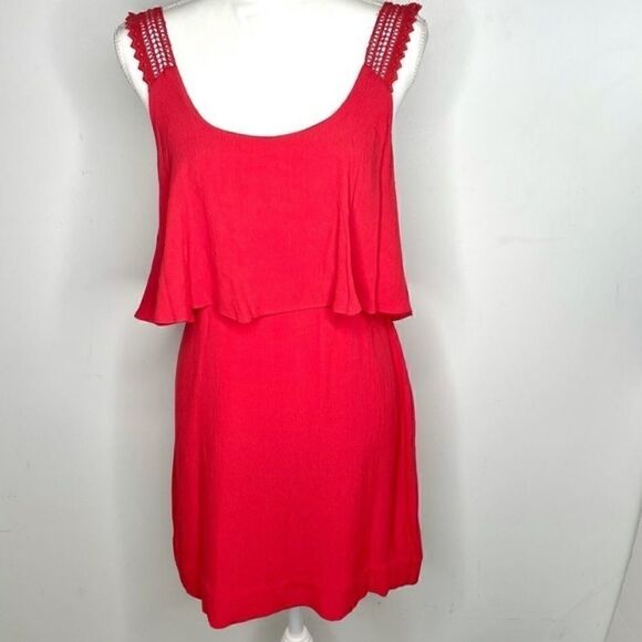 NEW ANTHROPOLOGIE Red Dress  - Picture 2 of 3
